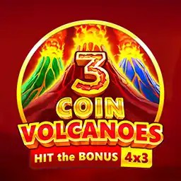 3 Coin Volcanoes online game logo by Booongo on verde-lv.com