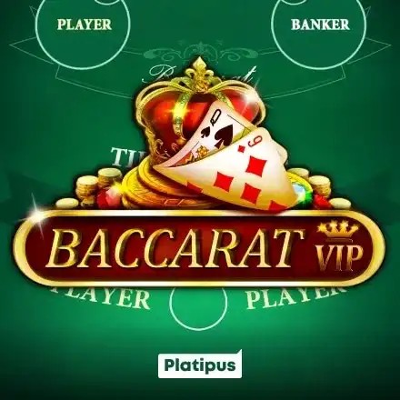 Baccarat VIP by Platipus, showcased at verde-lv.com – game logo