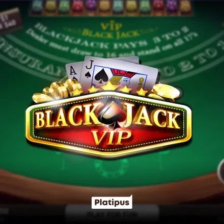 Blackjack VIP slot icon by Platipus, available at Verde Casino