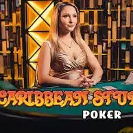 Official Live Dealer logo: Caribbean Stud Poker by Evolution at Verde Casino