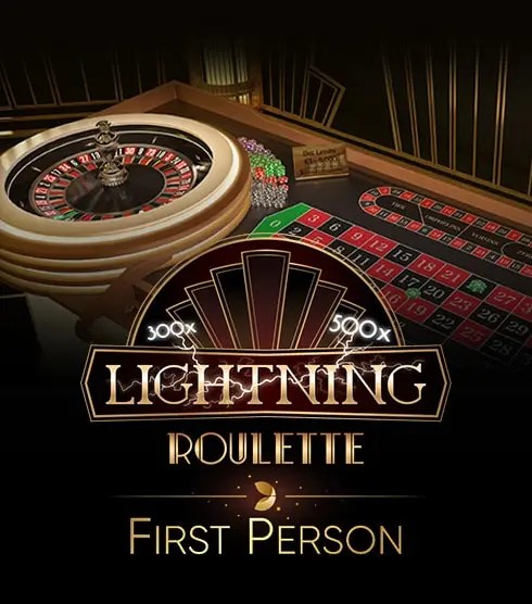 First Person Lightning Roulette logo – Live Dealer by Evolution at Verde Casino