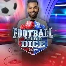 Football Studio Dice slot logo by Evolution at Verde Casino