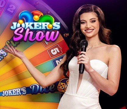Joker’s Show online game logo by Skywind Group on verde-lv.com