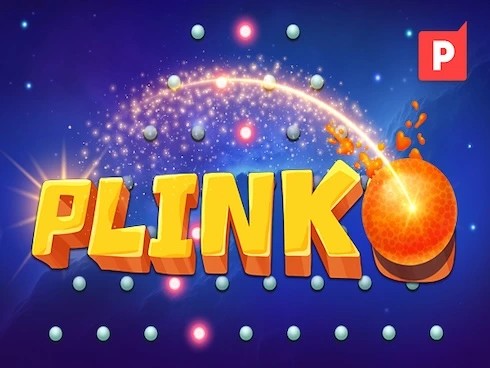 Plinko slot logo by Platipus at Verde Casino