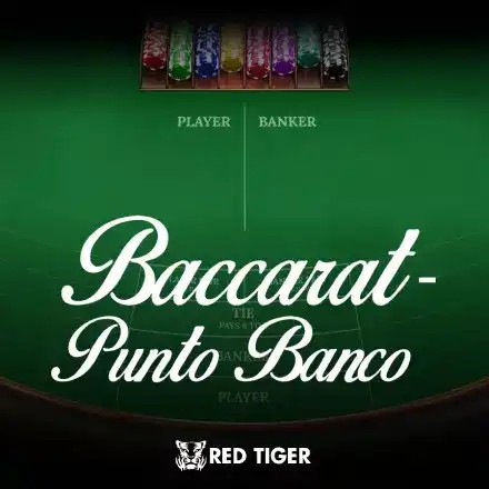 Punto Banco slot icon by Red Tiger Gaming, available at Verde Casino