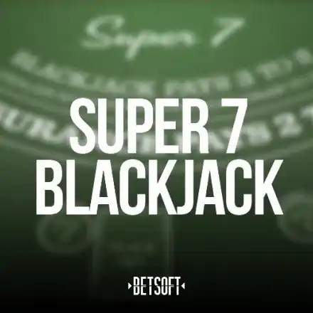 Table Games logo of Super 7 Blackjack from Betsoft Gaming at Verde Casino