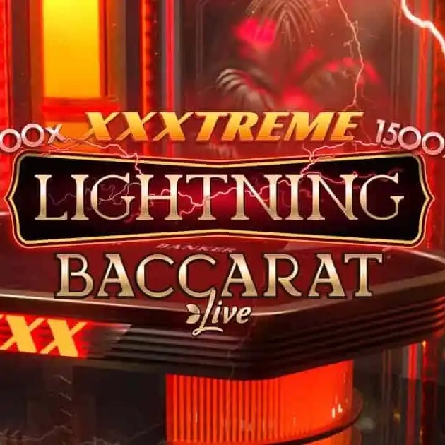 XXXtreme Lightning Baccarat slot visual from Evolution available on verde-lv.com